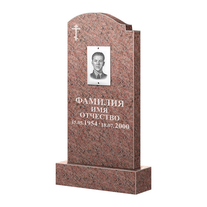 Гранитные памятники в Твери | Памятник из гранита Розалия Pink ФГЦ-25