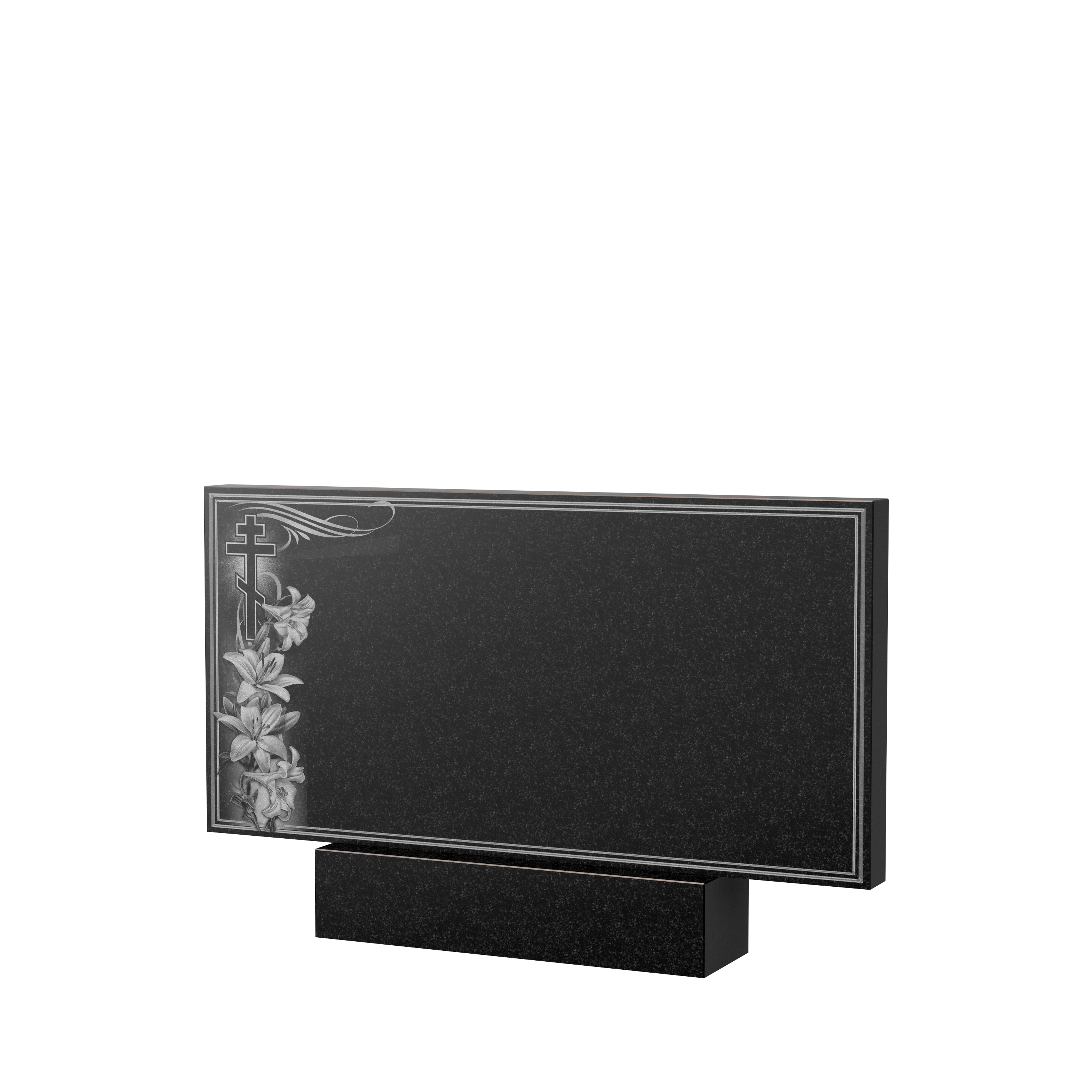 Художественное оформление памятника в Твери | Художественное оформление на гранитную стелу, рисунок ГХО-003