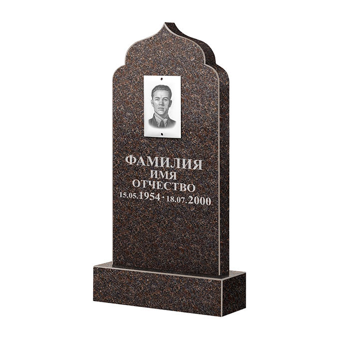 Памятники из цветного гранита в Твери | Памятник из гранита Карел Brown ФГЦ-037
