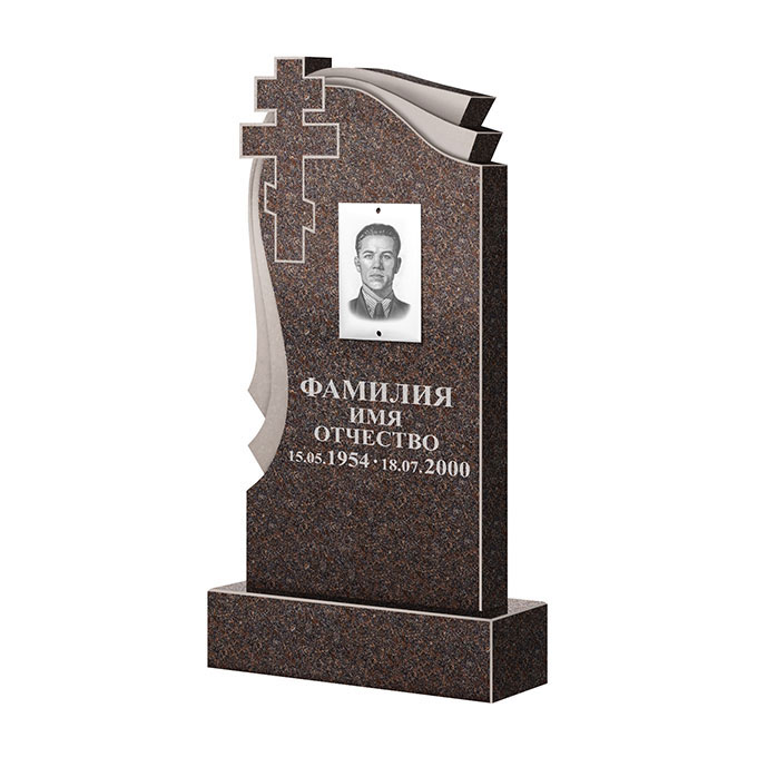 Гранитные памятники в Твери | Памятник из гранита Карел Brown ФГЦ-081
