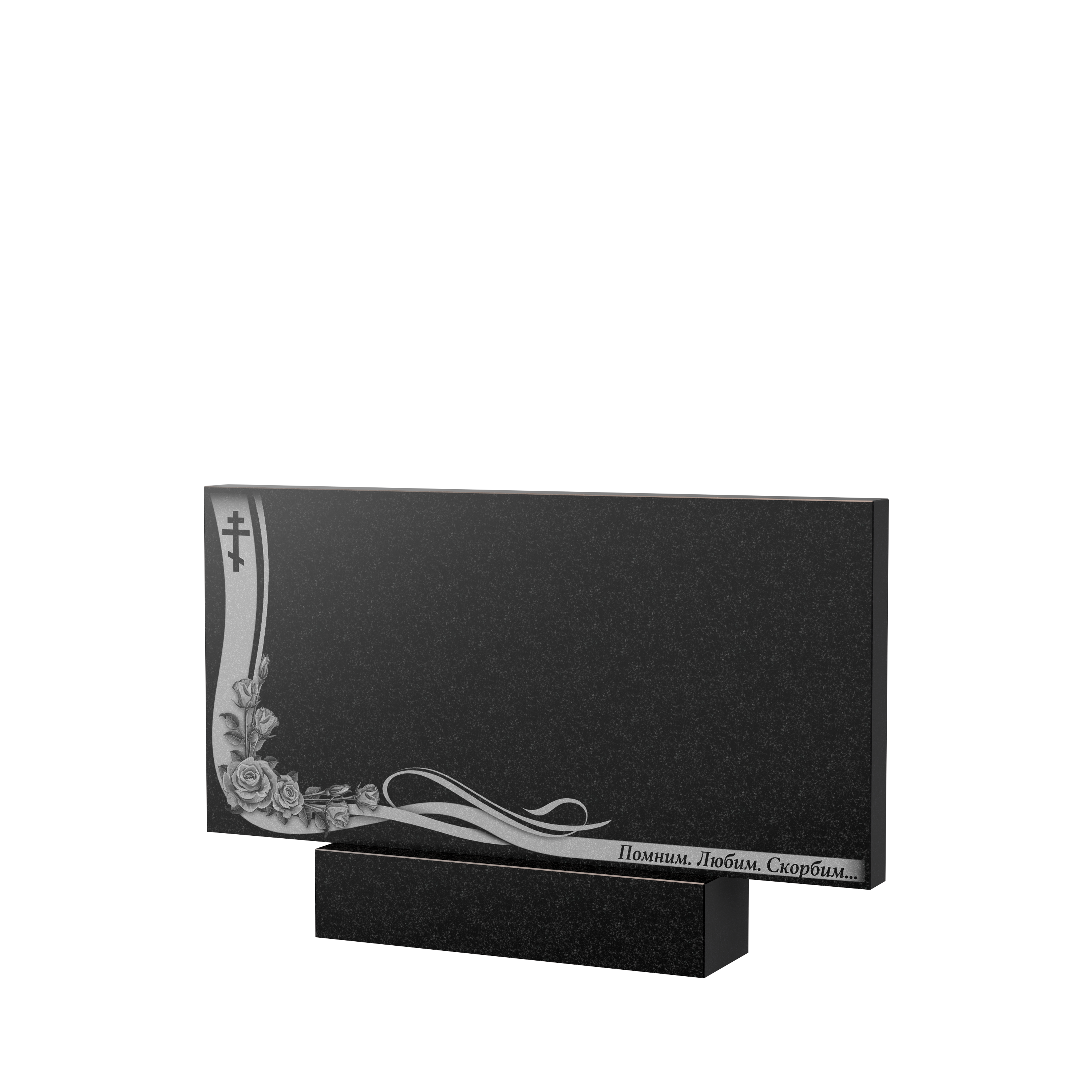 Художественное оформление памятника в Твери | Художественное оформление на гранитную стелу, рисунок ГХО-004