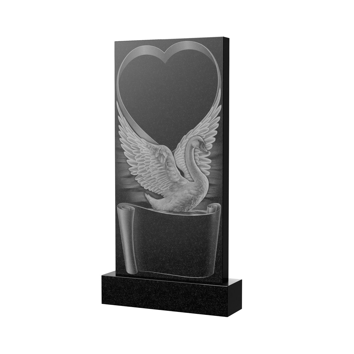 Художественное оформление памятника в Твери | Художественное оформление на гранитную стелу, рисунок ВХО-034