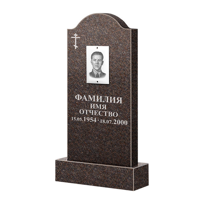 Памятники из цветного гранита в Твери | Памятник из гранита Карел Brown ФГЦ-012