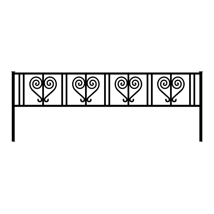 Кованые изделия в Твери | Кованая оградка ОГ.005