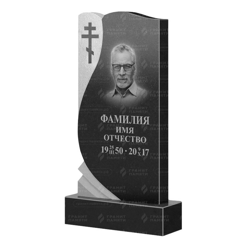 Памятники из гранита вертикальные в Твери | Гранитный памятник ФГ-169
