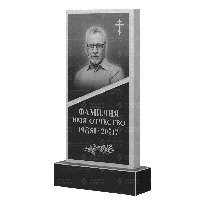 Памятники из гранита вертикальные в Твери | Гранитный памятник ФГ-164