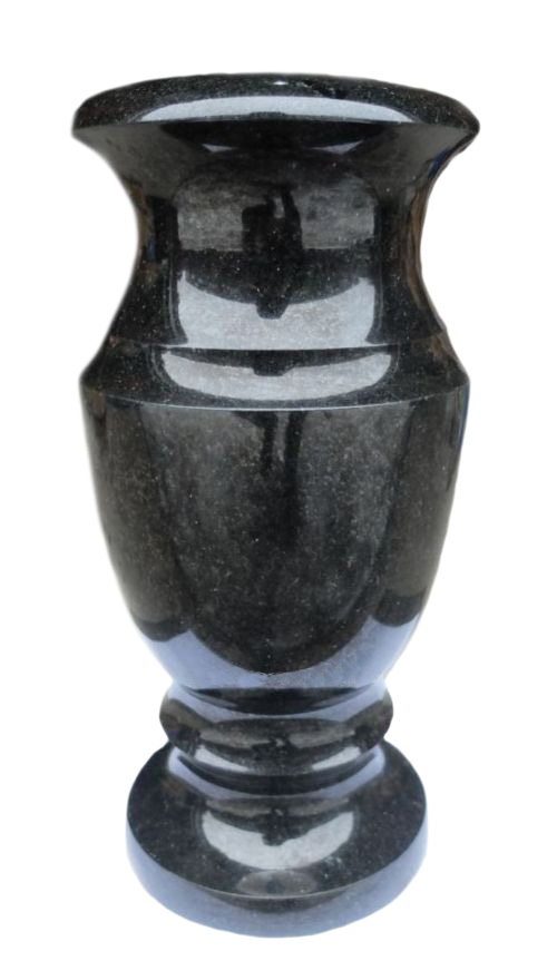 Вазы из камня в Твери | Ваза гранитная «Габбро 40»