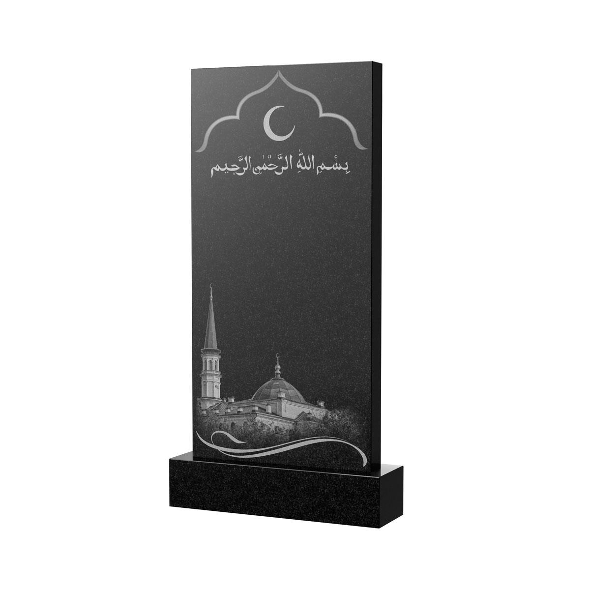 Художественное оформление памятника в Твери | Художественное оформление на гранитную стелу, рисунок ВХО-037