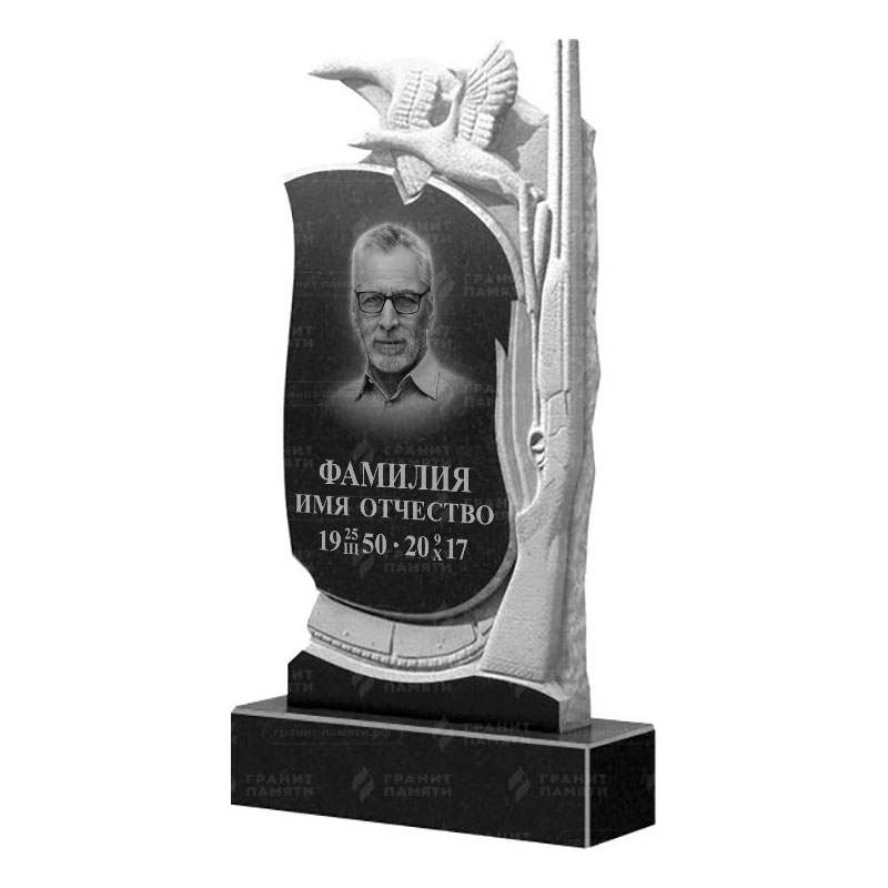 Памятники из гранита резные в Твери | Гранитный памятник ФГ-122