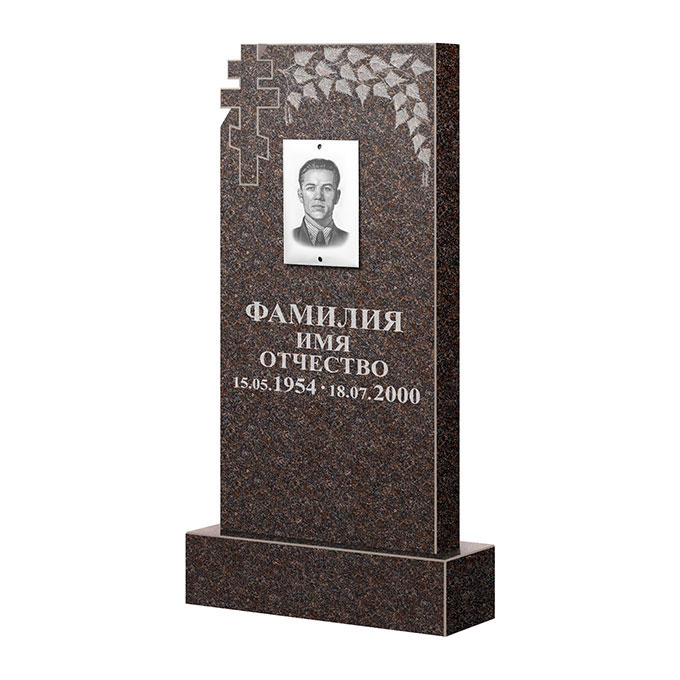 Гранитные памятники в Твери | Памятник из гранита Карел Brown ФГЦ-202