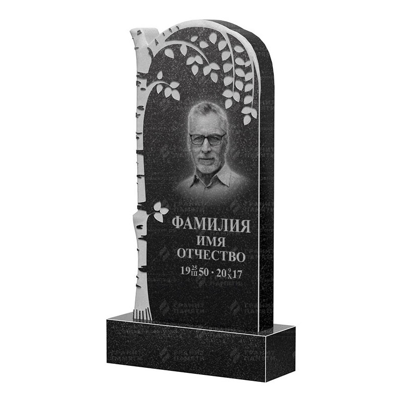 Памятники из гранита с деревом в Твери | Гранитный памятник ФГ-091