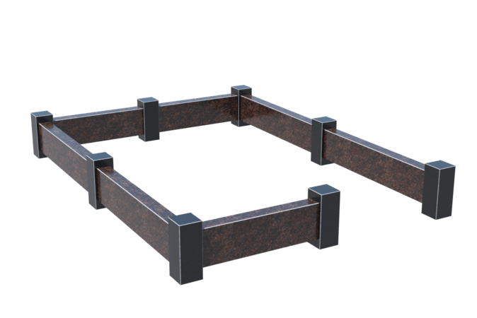 Цоколи на могилу в Твери | Цоколь на могилу №0033