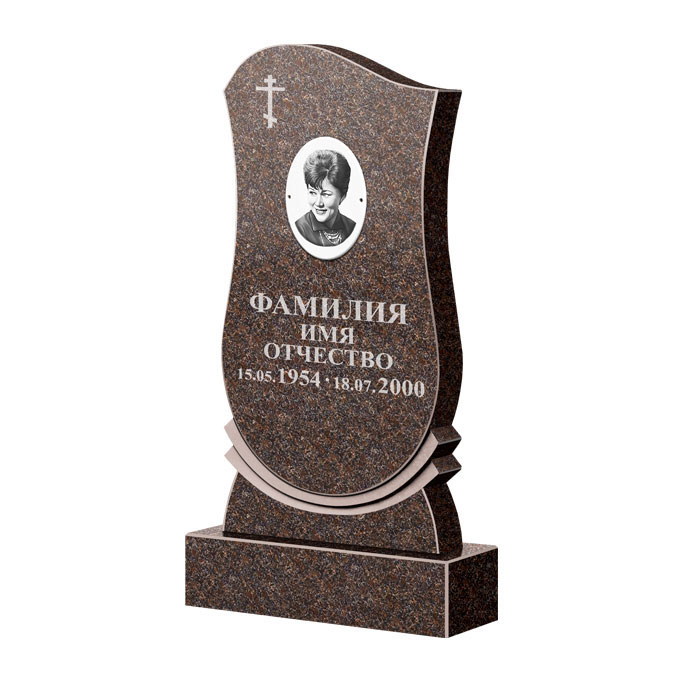 Гранитные памятники в Твери | Памятник из гранита Карел Brown ФГЦ-056