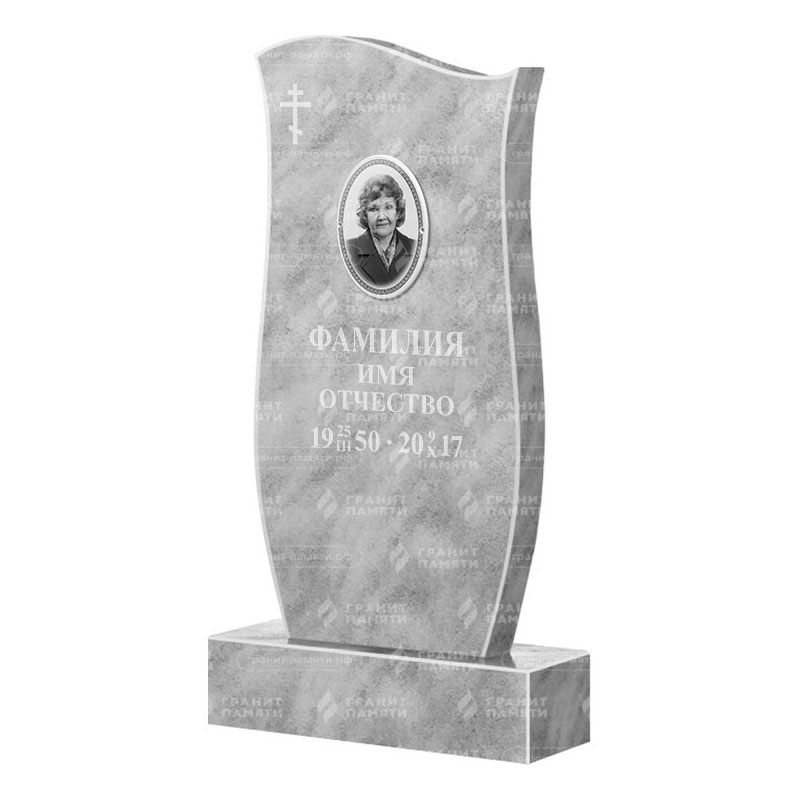 Бюджетные памятники в Твери | Мраморный памятник ФМ-033