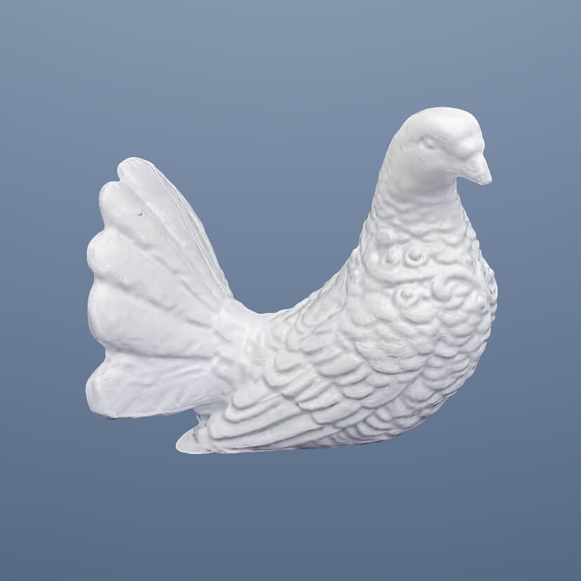 Скульптуры из искусственного мрамора в Твери | Голубь право