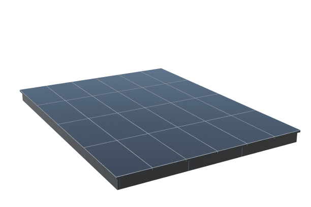 Площадки на могилу в Твери | Площадка с вертикальной (10 см) облицовкой гранитом Габбро