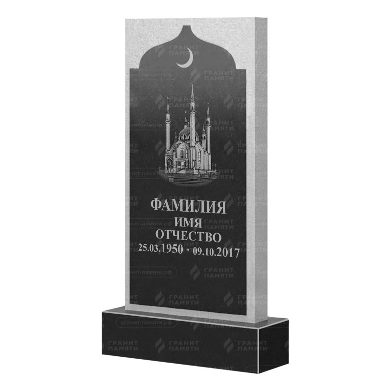 Мусульманские памятники на могилу в Твери | Гранитный памятник ФГ-167