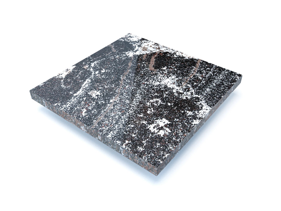 Плитка для облицовки памятников в Твери | Гранитная плитка «Амфиболит»