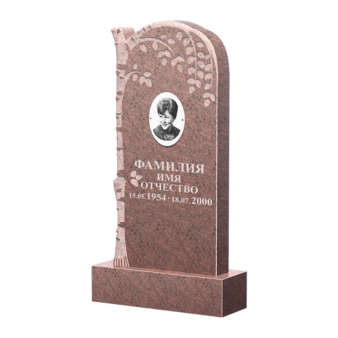 Гранитные памятники в Твери | Памятник из гранита Розалия Pink ФГЦ-091