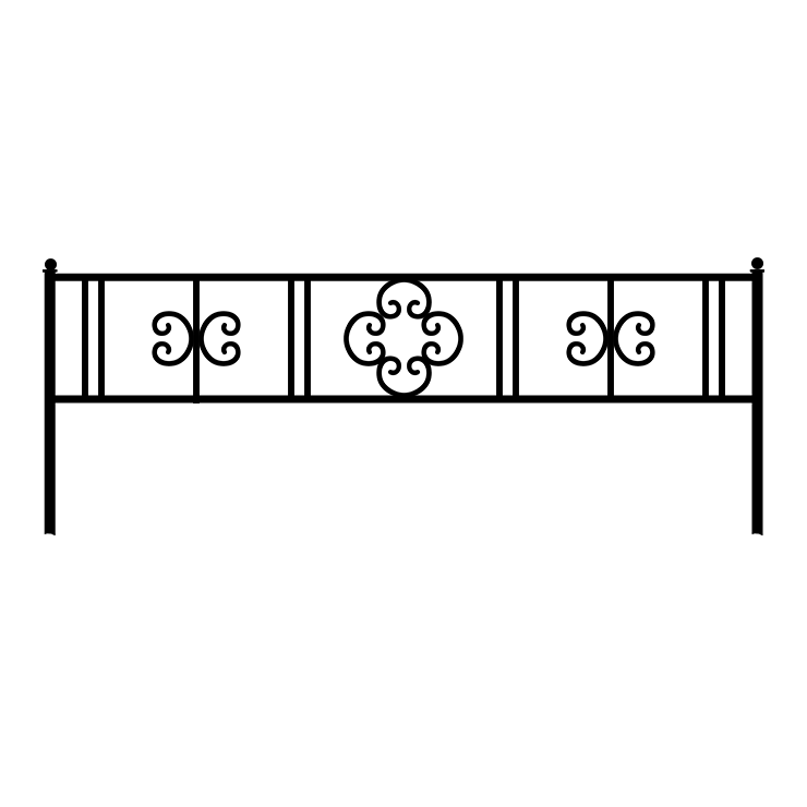 Кованые изделия в Твери | Кованая оградка ОГ.006