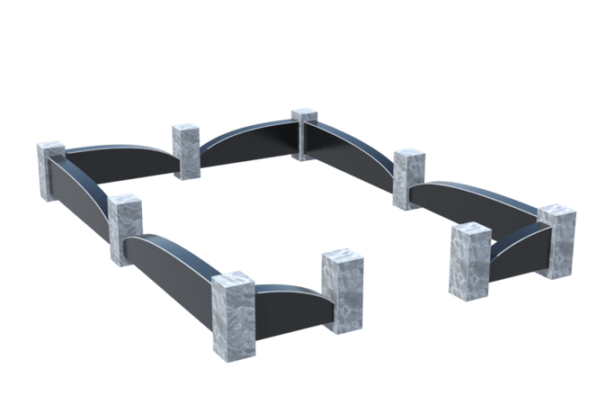 Цоколи на могилу в Твери | Цоколь на могилу №0041