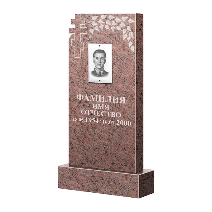 Гранитные памятники в Твери | Памятник из гранита Розалия Pink ФГЦ-202