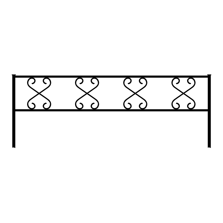 Металлические оградки, столы, скамейки в Твери | Оградка №1