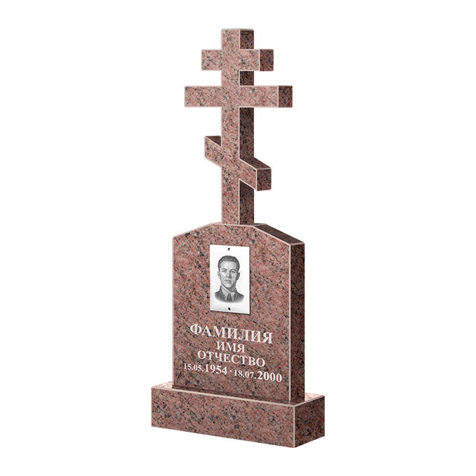 Гранитные памятники в Твери | Памятник из гранита Розалия Pink ФГЦ-099