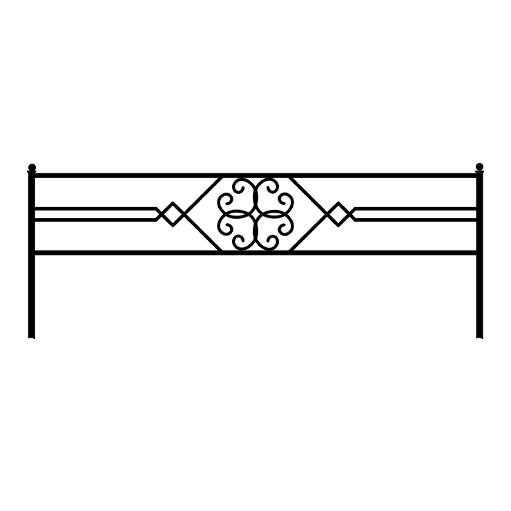 Кованые изделия в Твери | Кованая оградка ОГ.003